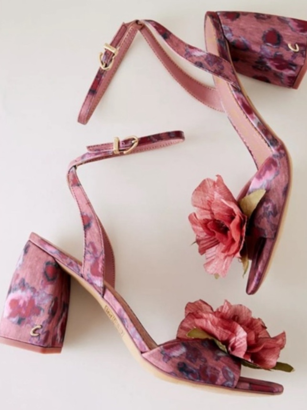 Sam Edelman Circus Aria Floral Block Heel Sandals